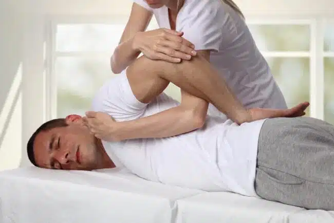 chiropractic care for a patient as part of his chiropractic treatment plan