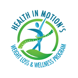 health in motion weigh loss and wellness program logo