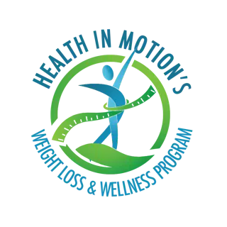 health in motion weigh loss and wellness program logo