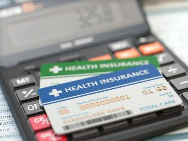 Photo of health insurance cards